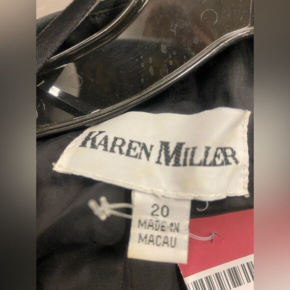 Karen Miller Ladies 20 black Formal Dress - Picture 4 of 4